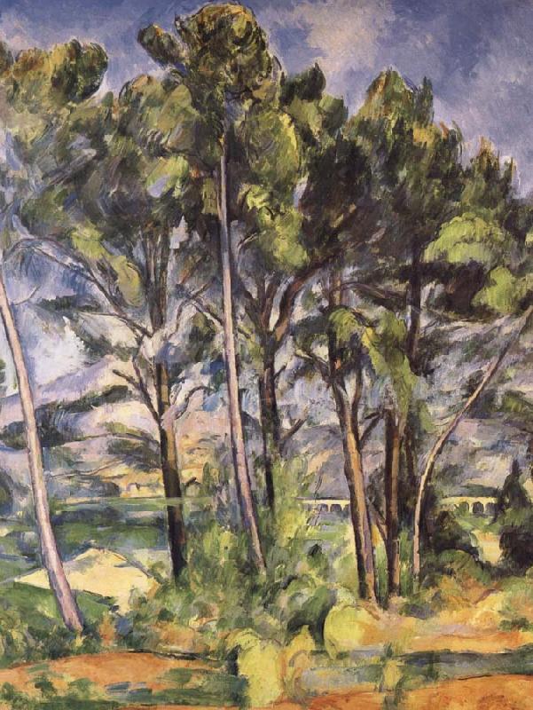 Paul Cezanne Aqueduct oil painting picture